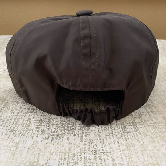 Versace Sport Chocolate Brown Medusa Logo Flat Bill Hat. Size Large. EUC! - Picture 3 of 9